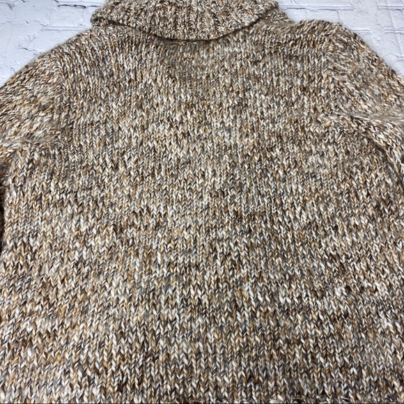 Eddie Bauer Button Front Wool Blend Cardigan Tan - Picture 6 of 8